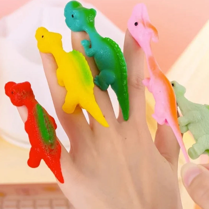 Dinosaur Finger Slingshot: The adventure game of little heroes!