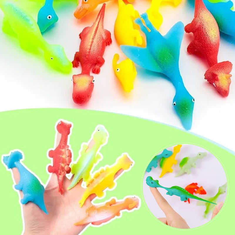 Dinosaur Finger Slingshot: The adventure game of little heroes!