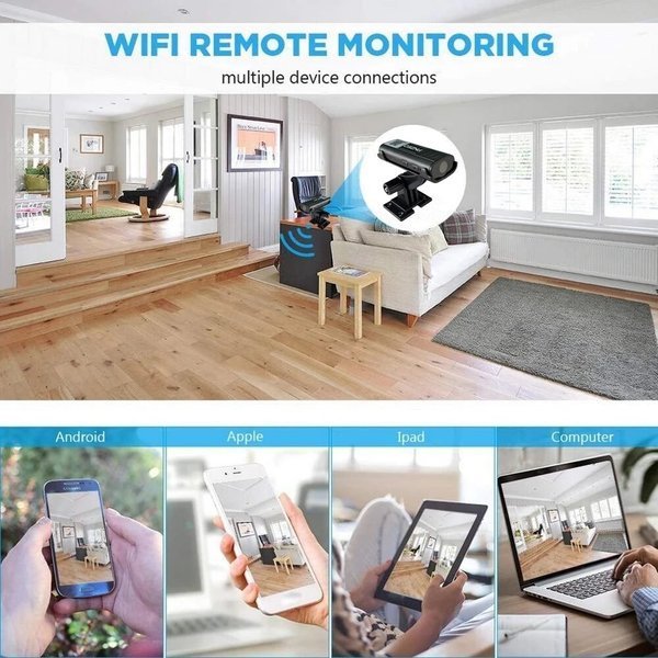 מצלמת אבטחה Wi-Fi עם התראה מיידית