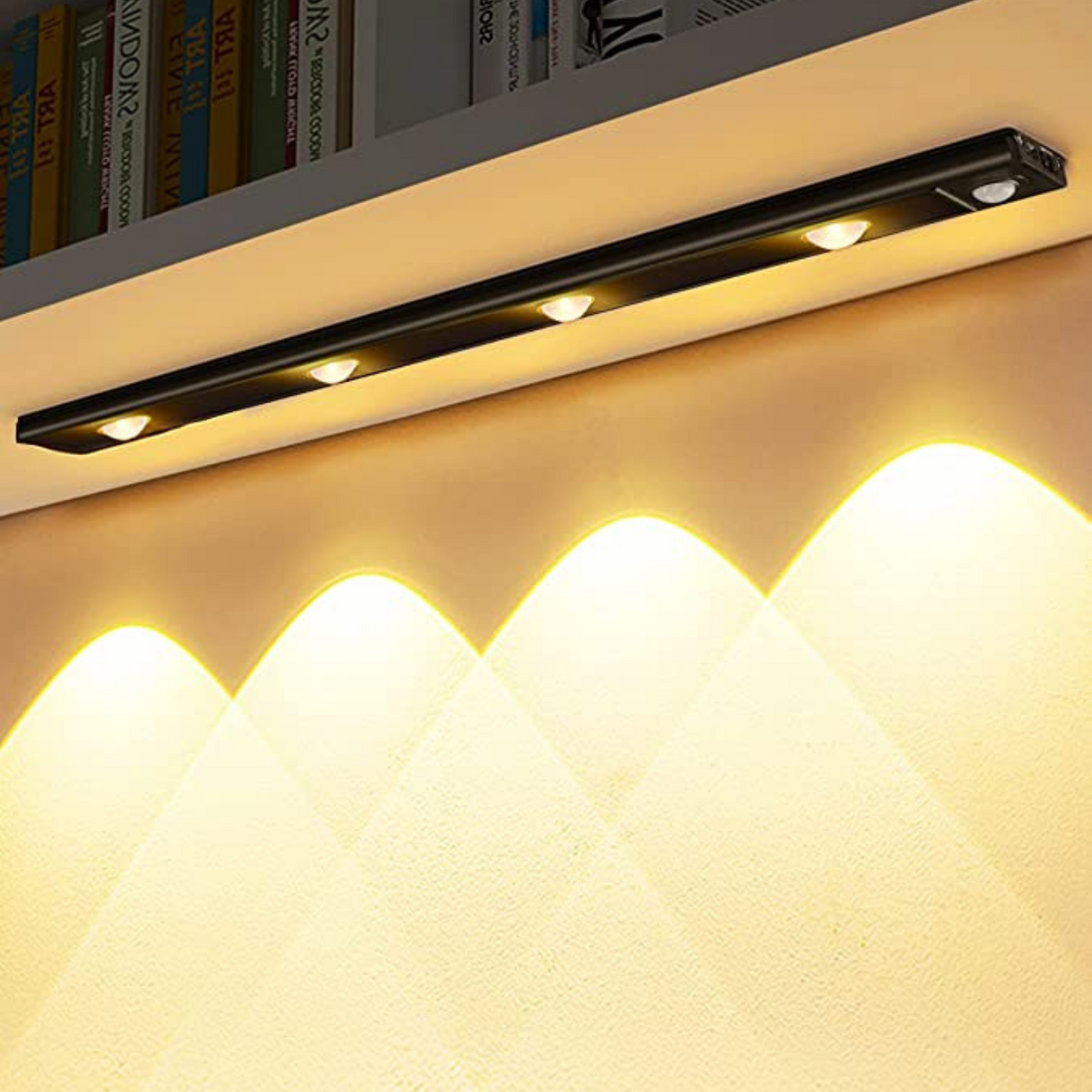 מנורת LED אלחוטית עם חיישן תנועה