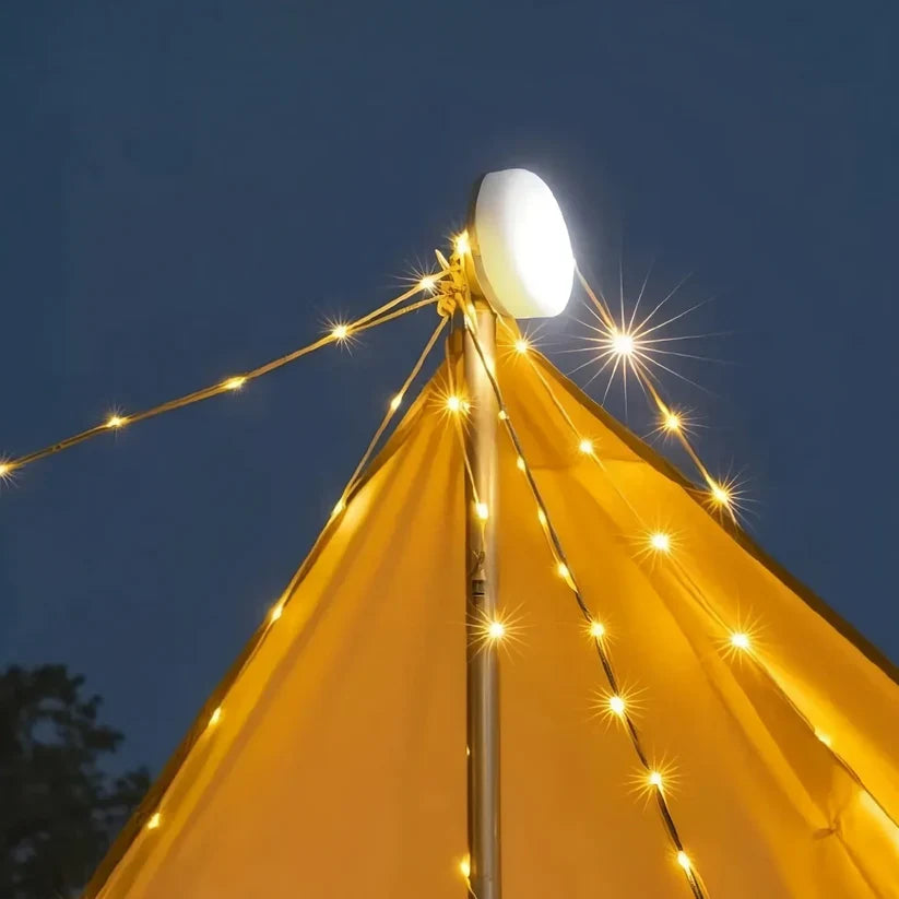 Lámpara de camping LED potente con batería de larga duración 