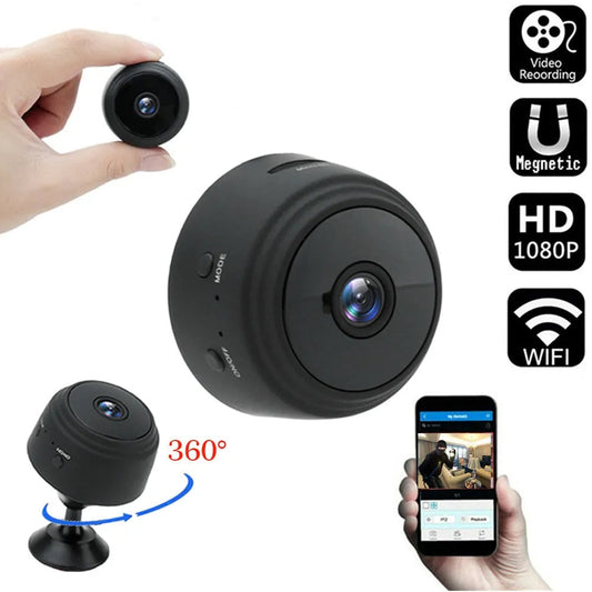 Mini Cámara WiFi Magnética: Seguridad Discreta y Eficaz