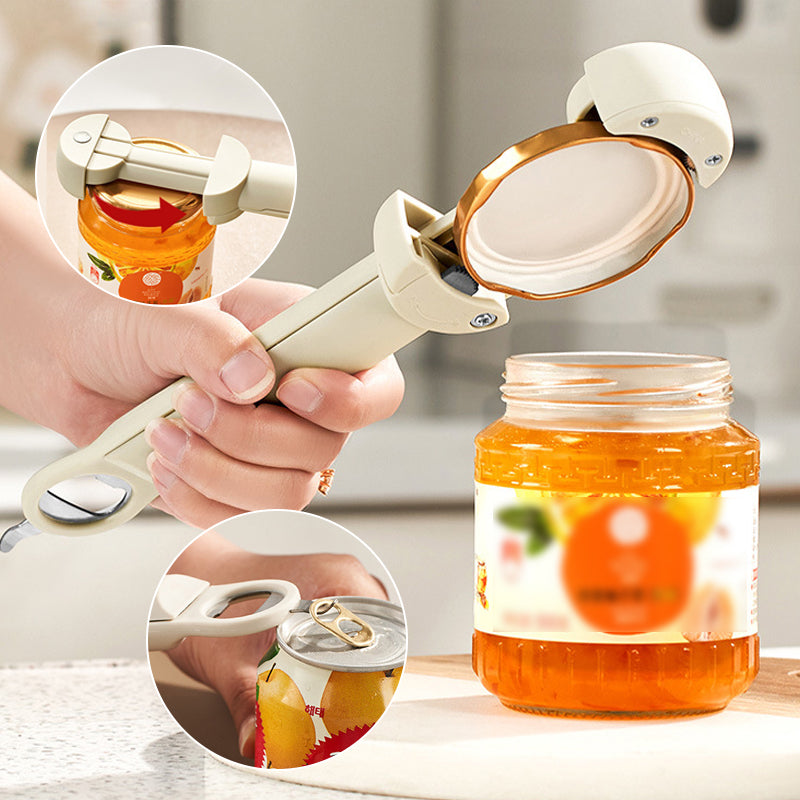 5-in-1 multifunctional can opener: guaranteed effectiveness 