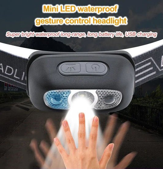 Ultra-svetelná čelová lampa: Osvetlite každý kút s úplnou slobodou